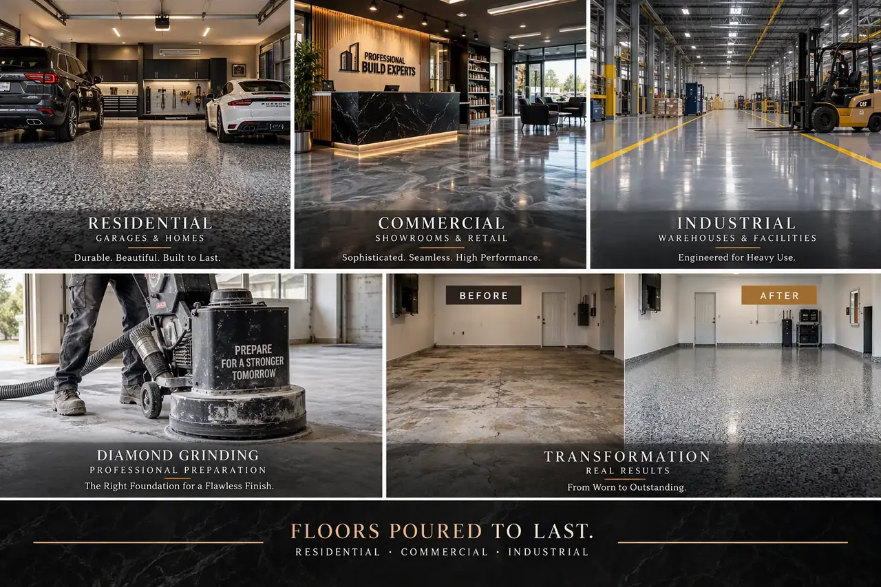 Floors Poured To Last showcase