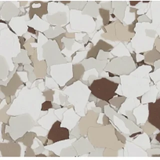 Almond Milk flake flooring finish