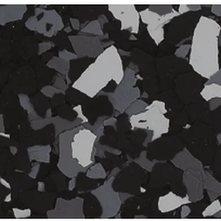 Black Bean flake flooring finish
