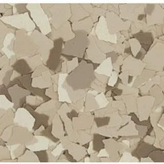 Flaxseed flake flooring finish