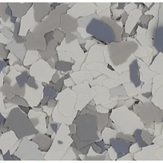 Mountain Fog flake flooring finish